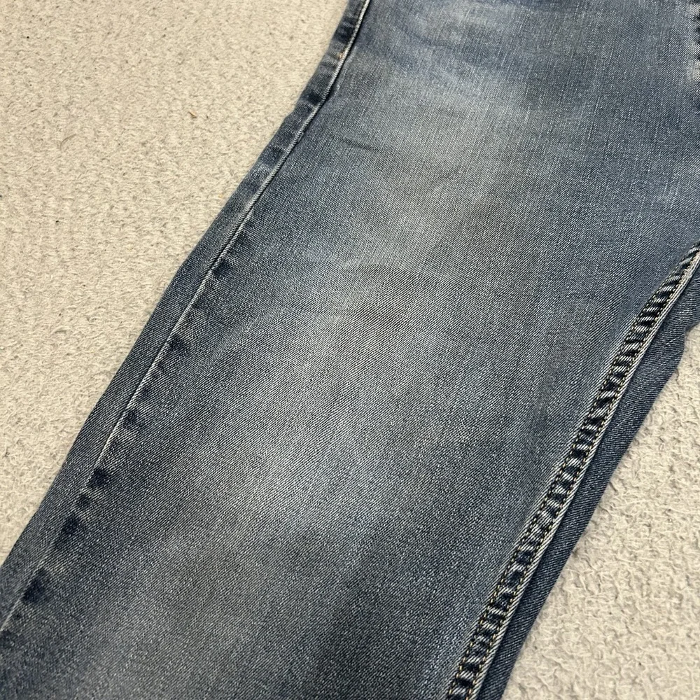 Levis Jeans Mens 34x32 (Fits 34x30) Blue Denim 505 Regular Straight American